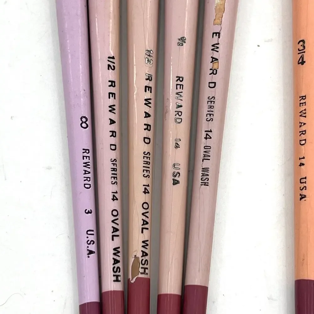 Reward Series 14 Oval Wash professional artist paint brushes